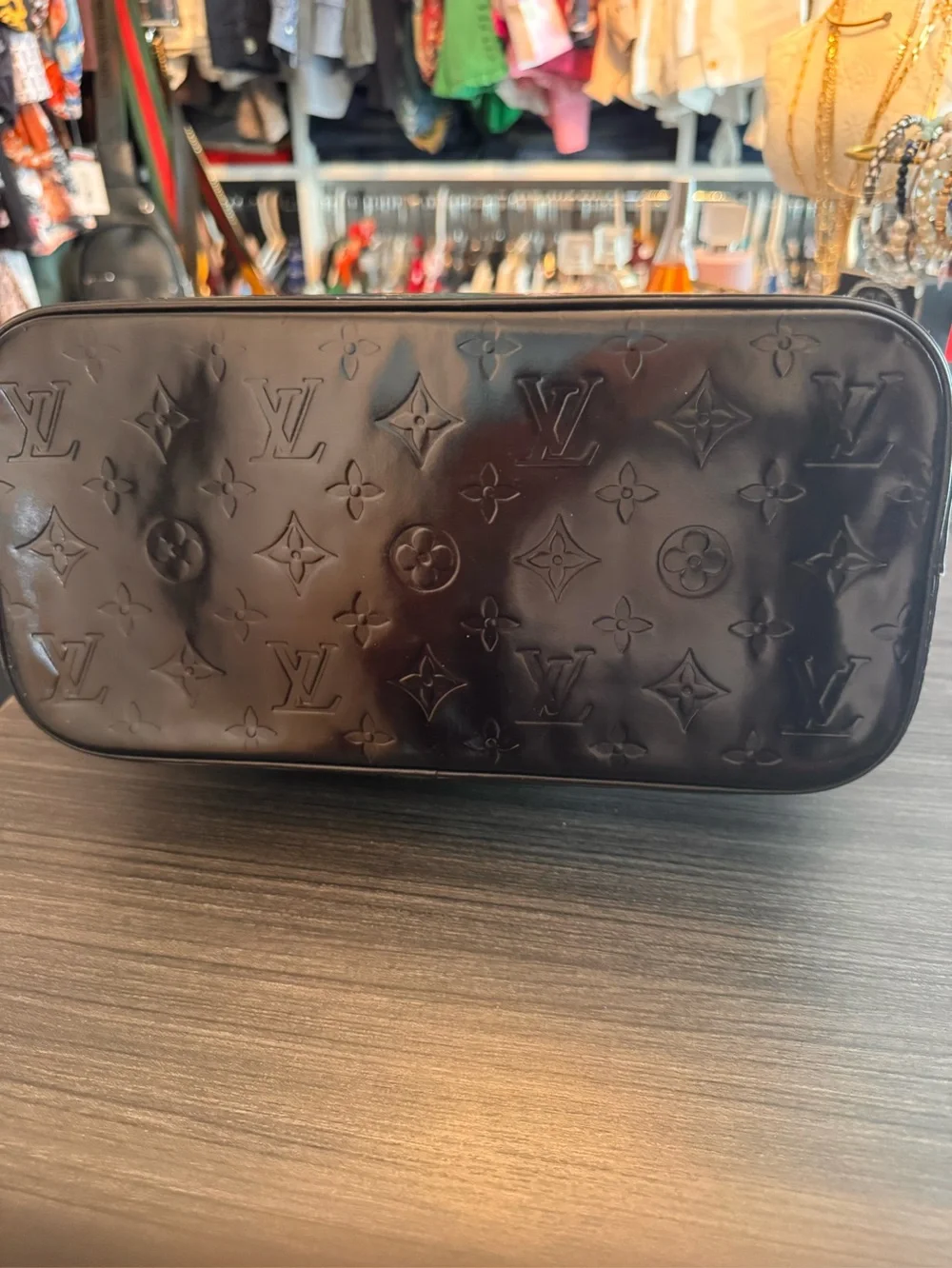 Louis Vuitton glossy patent